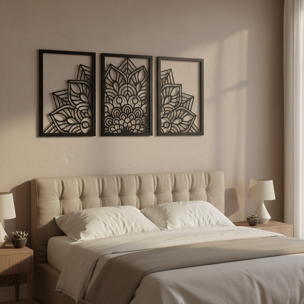 Mandala Wooden Wall Art Mandala Wooden Wall Art