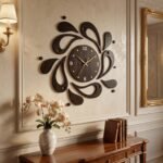Large Wooden Wall Clock
