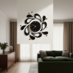 Large Wooden Wall Clock