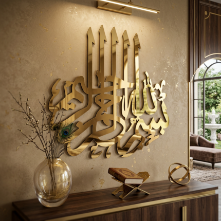 Premium Acrylic Bismillah Wall Art